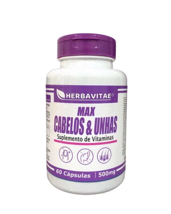Max cabelos e Unhas - 60 Cápsulas
