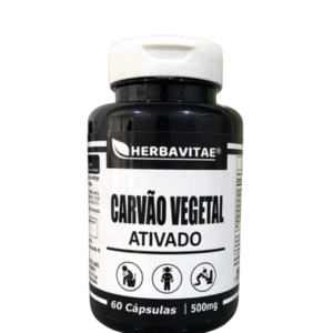 Carvão ativado - 500mg 60 cápsulas