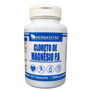 Cloreto de magnésio - 500mg 60 cápsulas