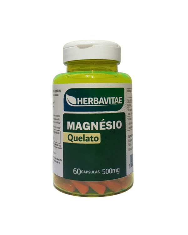 Magnésio Quelato - 500mg 60 cápsulas